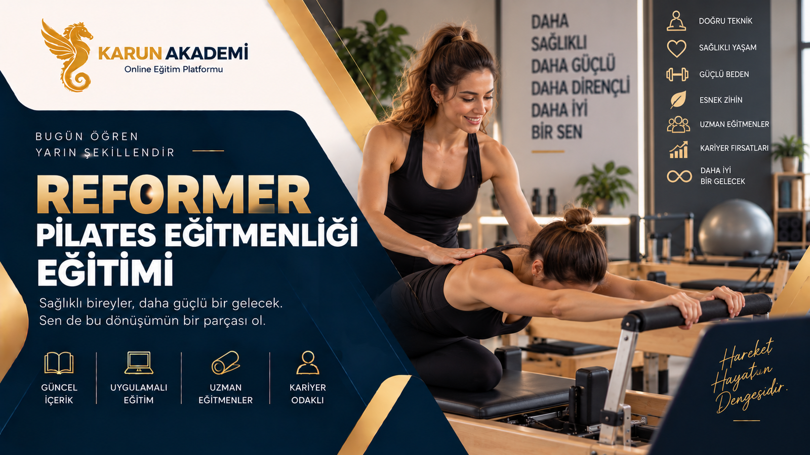 Reformer Pilates Eğitmenliği Eğitimi