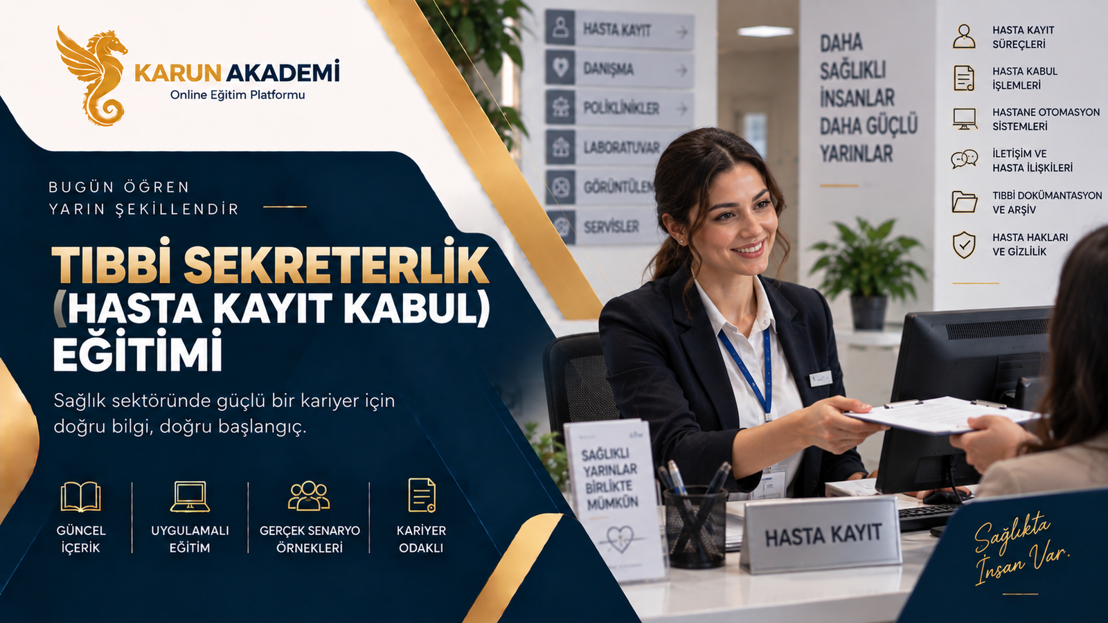 Tıbbi Sekreterlik (Hasta Kayıt Kabul) Eğitimi